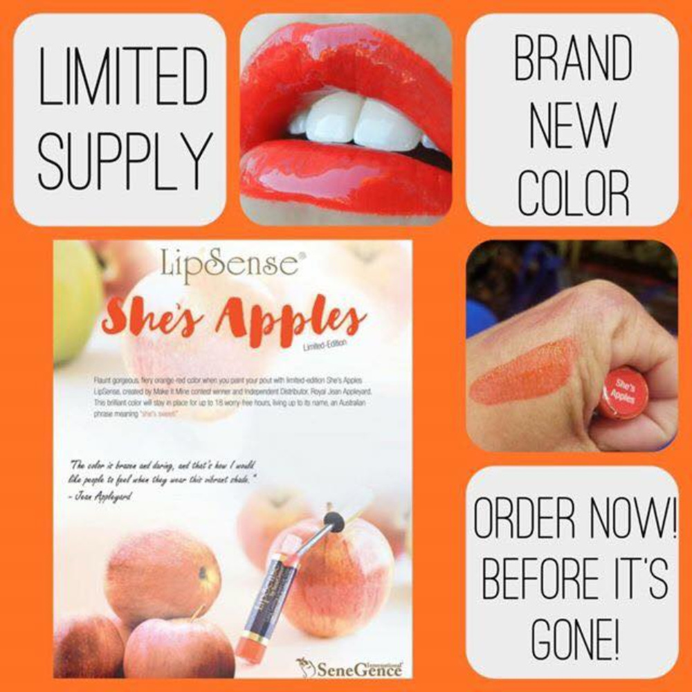 💋🍏Senegence Lipsense She's Apples- Limited